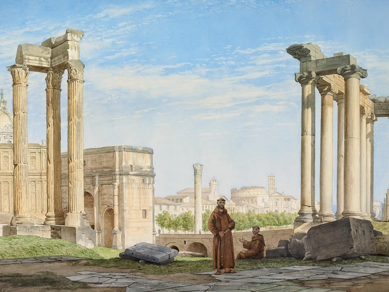 1826-Frederik Christian Lund - Roma